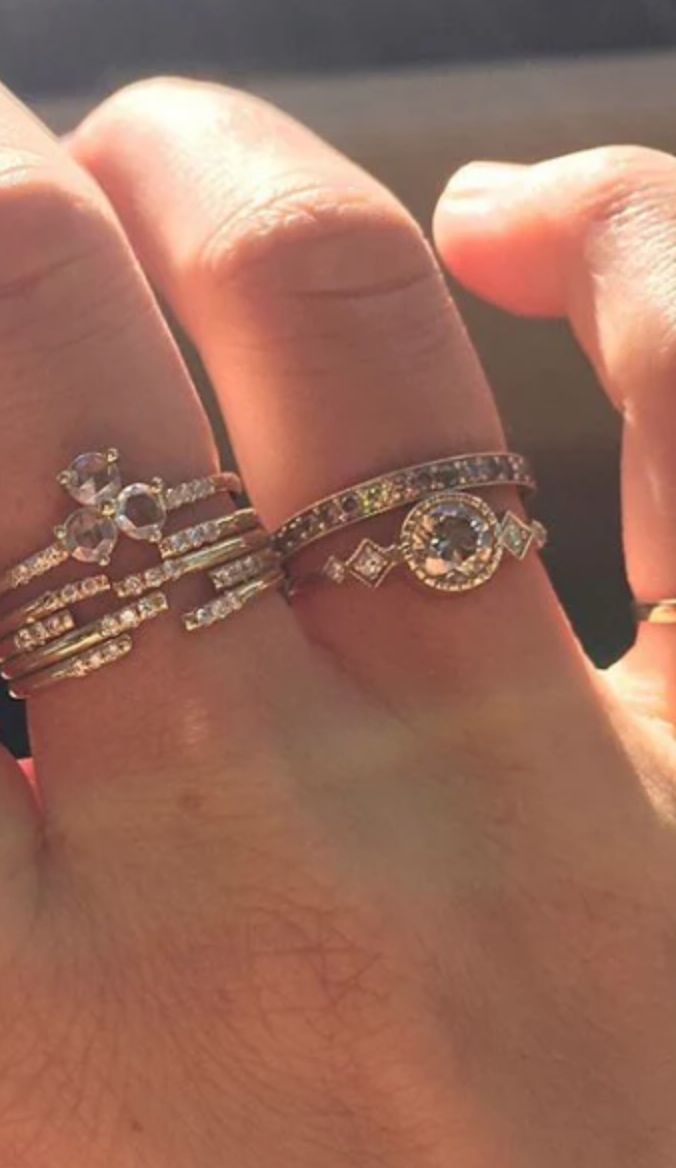 Echo Solitaire With Champagne Diamond